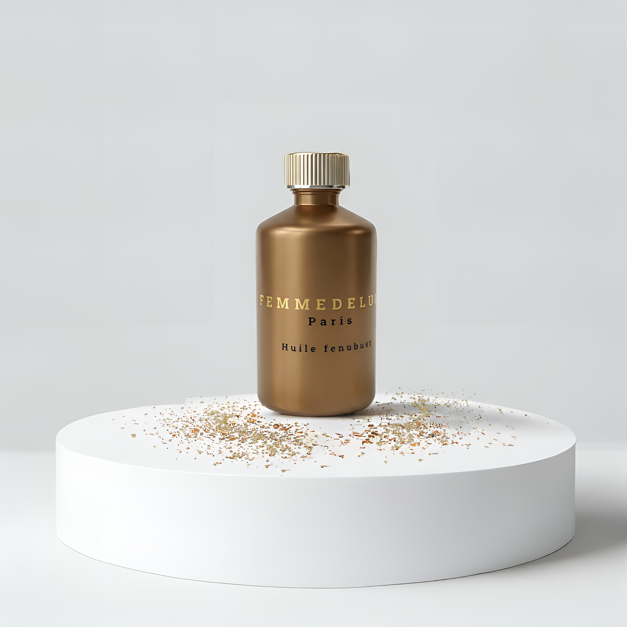 Huile fenubust poitrine