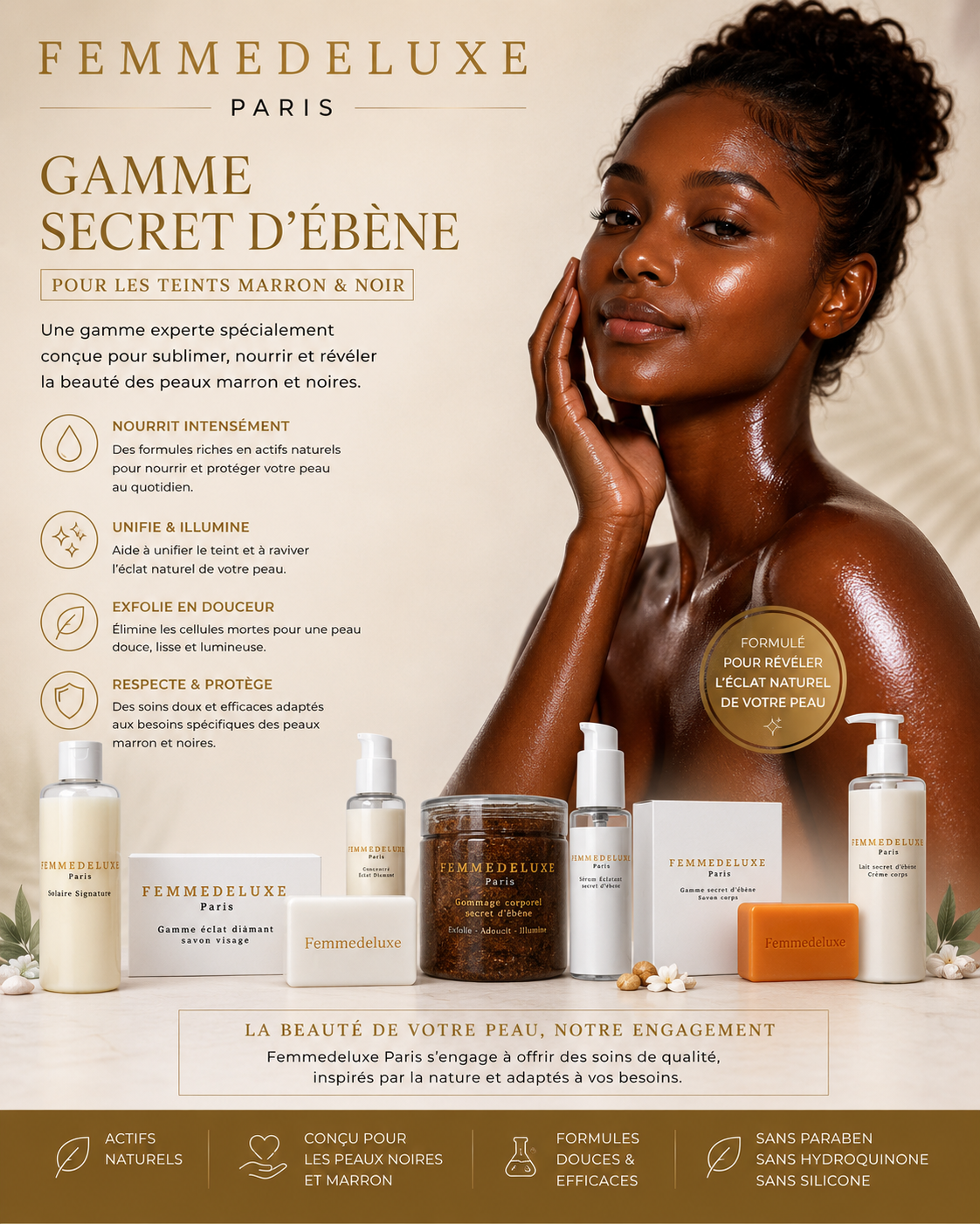 Gamme Secret d’Ébène – Révélateur d’Éclat & Perfection