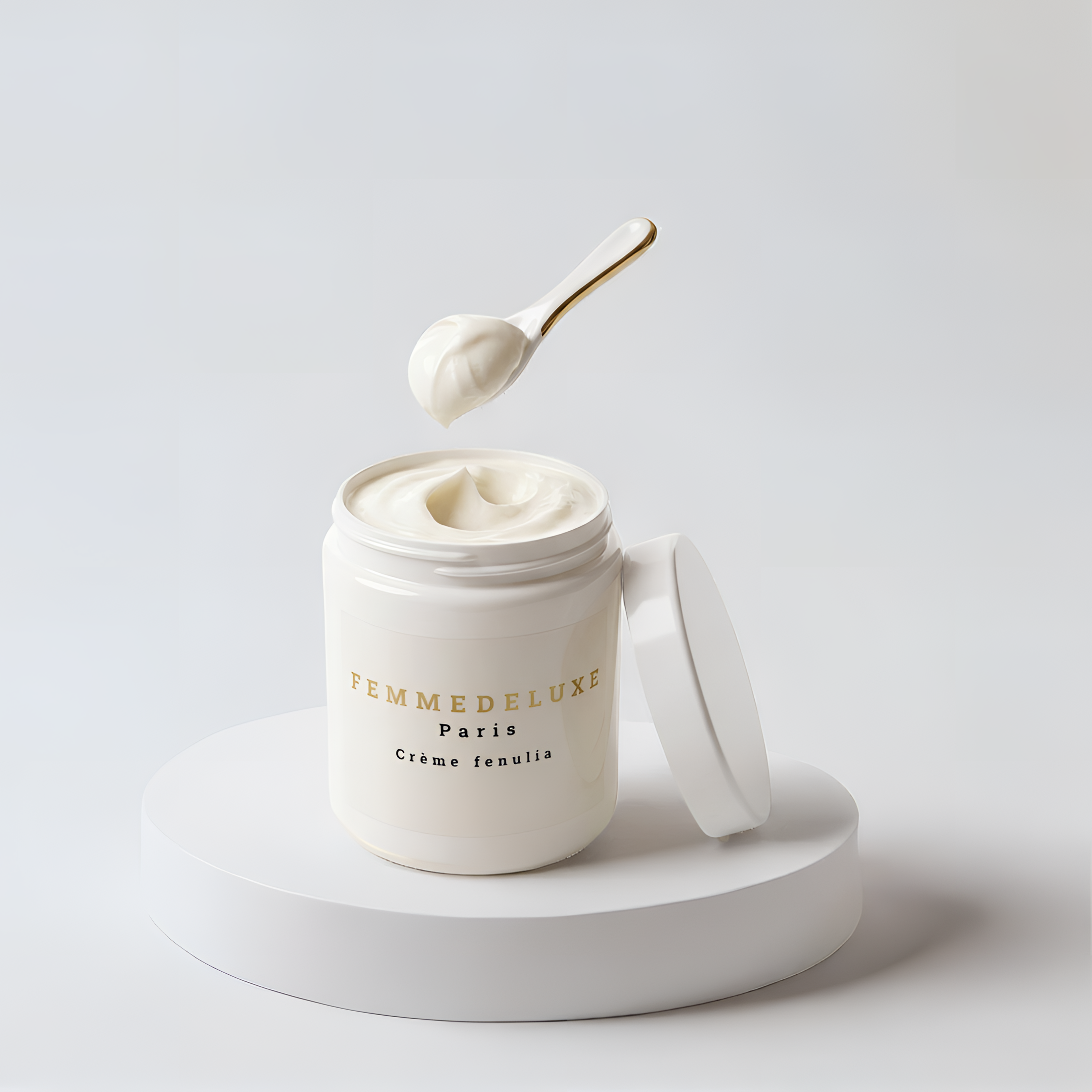 Crème prise de forme